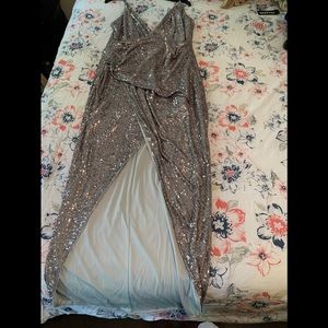 Silver Bling Formal Dress